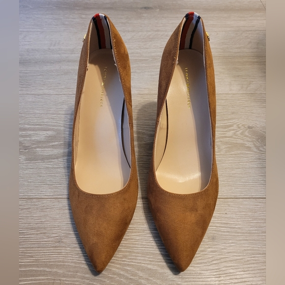 Tommy Hilfiger | Brown | Suede | Abilene High Heel Pumps | Size 8.5 M - Picture 2 of 11